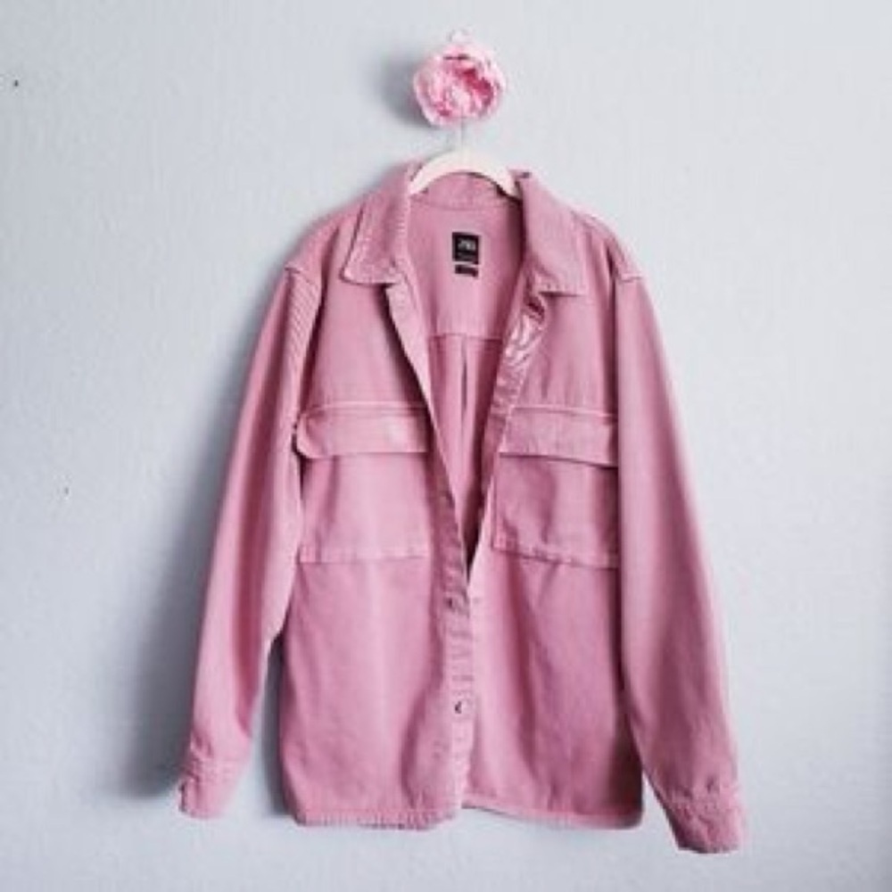 Zara Pink Utility Jacket